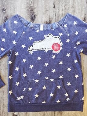 Jim Beam off shoulder sweatshirt